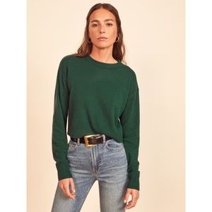 Reformation Cashmere Crewneck Sweater